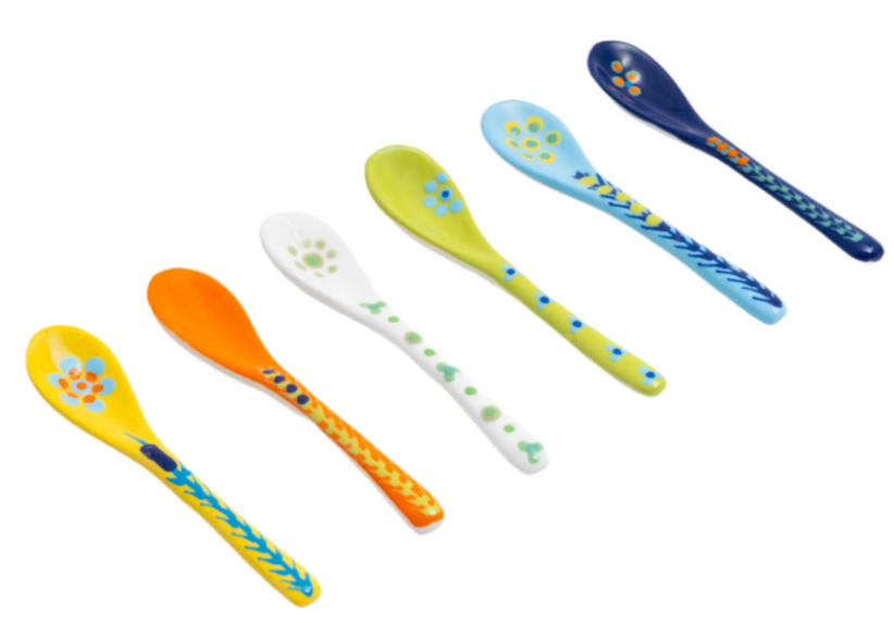 THUMBPRINT ARTIFACTS POTTERSWORK CERAMIC SMALL SPOON - ASSORTED