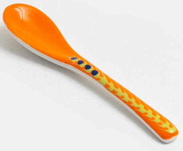 THUMBPRINT ARTIFACTS POTTERSWORK CERAMIC SMALL SPOON - ASSORTED