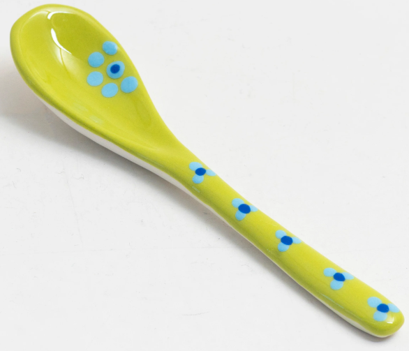 THUMBPRINT ARTIFACTS POTTERSWORK CERAMIC SMALL SPOON - ASSORTED
