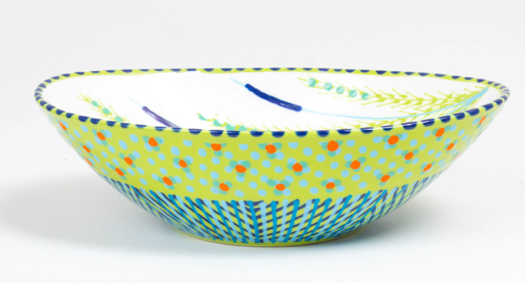 THUMBPRINT ARTIFACTS POTTERSWORK CERAMIC OVAL SERVING BOWL - ASSORTED