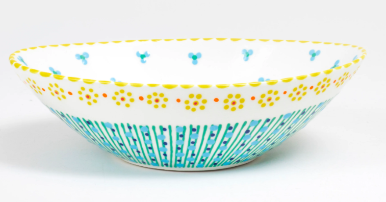 THUMBPRINT ARTIFACTS POTTERSWORK CERAMIC OVAL SERVING BOWL - ASSORTED
