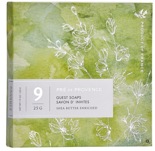 PRE DE PROVENCE FRESH AND CITRUS GIFT GUEST SOAPS - SET OF 9