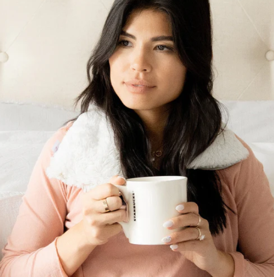 WARMIES MARSHMALLOW GRAY NECK WRAP