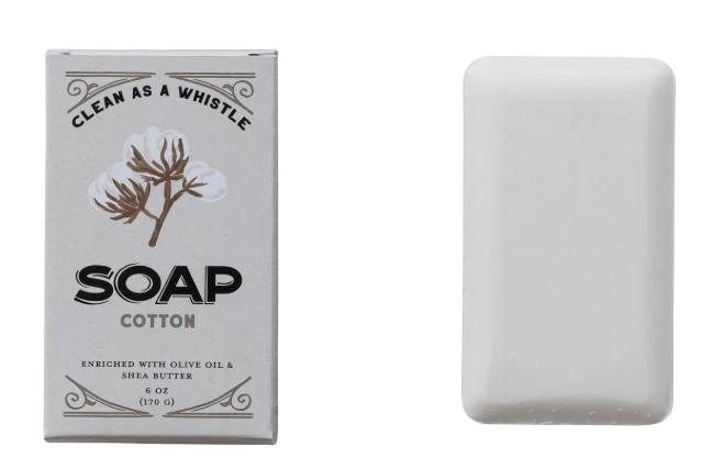 CLEAN AS A WHISTLE TRIPLE MILLED SOAP - COTTON