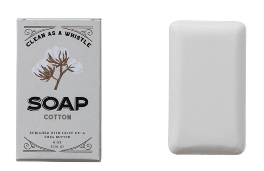 CLEAN AS A WHISTLE TRIPLE MILLED SOAP - COTTON