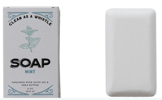 CLEAN AS A WHISTLE TRIPLE MILLED SOAP - MINT