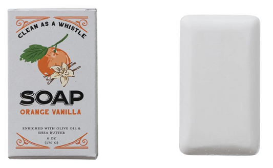 CLEAN AS A WHISTLE TRIPLE MILLED SOAP - ORANGE VANILLA