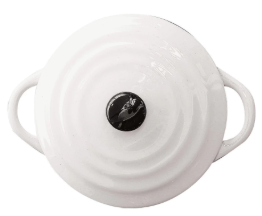 STONEWARE MINI BAKER WITH LID - ASSORTED