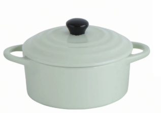 STONEWARE MINI BAKER WITH LID - ASSORTED DA9470