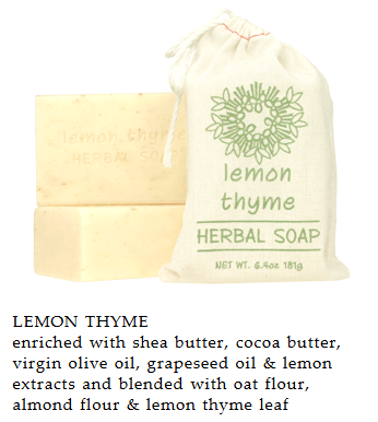 GREENWICH BAY TRADING CO. HERBAL SHEA BUTTER SOAP IN A SACK 6.4oz.