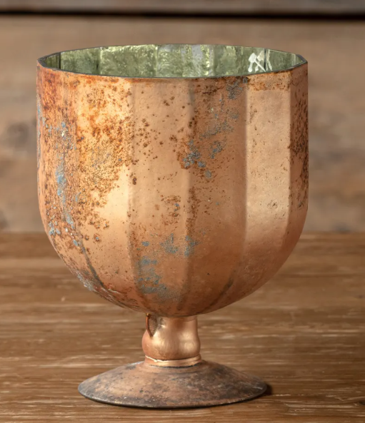 ANTIQUE COPPER CHALICE SMALL