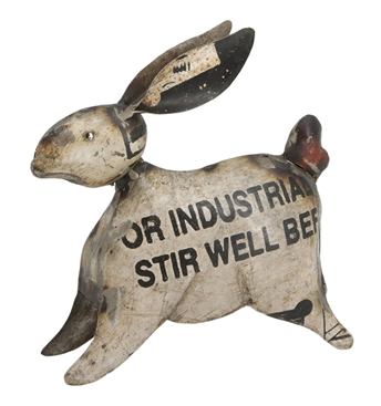 RECYCLED METAL BUNNY - ASSORTED