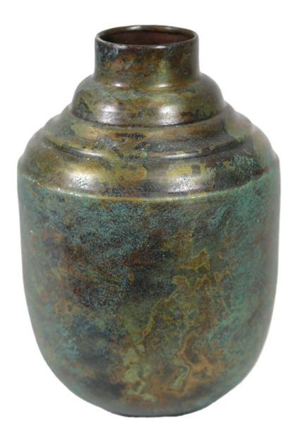 RUSTIC METAL VASE