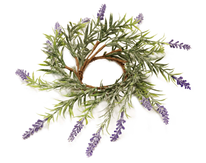DARK PURPLE LAVENDER CANDLE RING