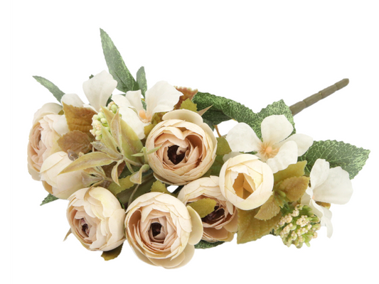 ROSE AND DOGWOOD BOUQUET - ASSORTED