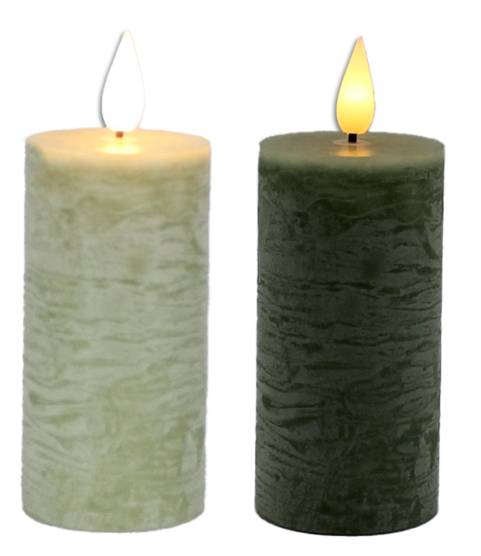 4" SAGE GREEN LED VOTIVE