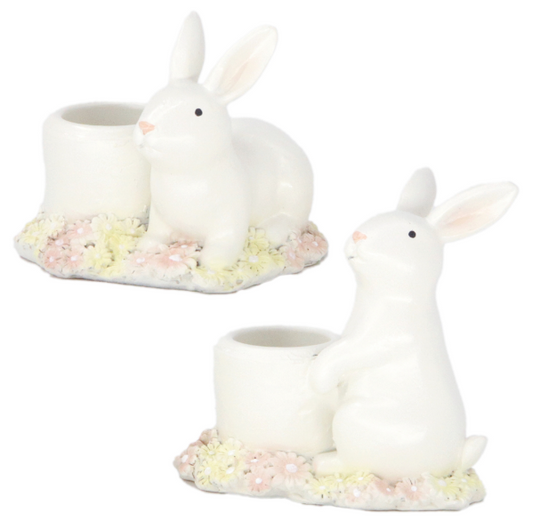 BUNNY TAPER HOLDERS - ASSORTED