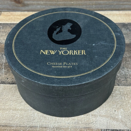 THE NEW YORKER CHEESE PLATES - SET OF 6