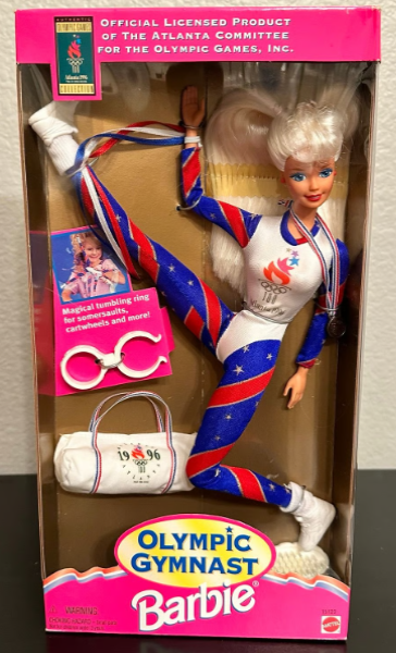 VINTAGE 1996 ATLANTA OLYMPIC GYMNAST BARBIE