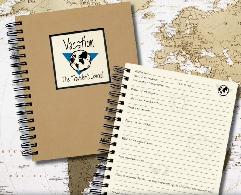 JOURNALS UNLIMITED -"WRITE IT DOWN" FULL SIZE JOURNALS (KRAFT)