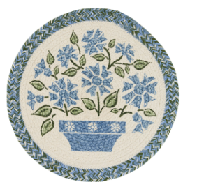 EMMALINE PRINT BRAID PLACEMAT 15"DIA.