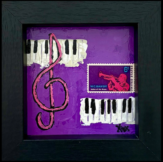 RON YORK ORIGINAL ARTWORK - TREBLE MAKER 4x4