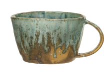 10oz. STONEWARE MUG - ASSORTED STYLES