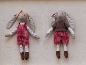 STUFFED ANIMALS IN CLOTHES - ASSORTED
