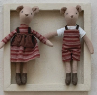 STUFFED ANIMALS IN CLOTHES - ASSORTED