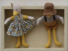 STUFFED ANIMALS IN CLOTHES - ASSORTED