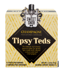 TIPSY TEDS - CHAMPAGNE BY THE SWEET SNOB  3.25oz.