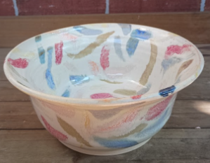 POTTERY BY SARAH FORNO - COLOR SPLOTCH BOWL