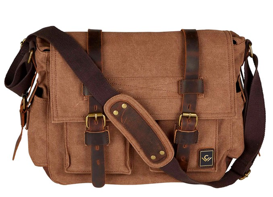 COLE WHEELER CANVAS MESSENGER BAG