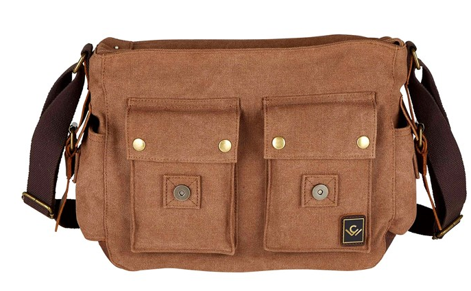 COLE WHEELER CANVAS MESSENGER BAG