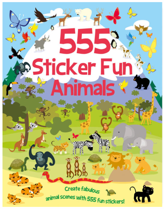 555 STICKER FUN ANIMALS