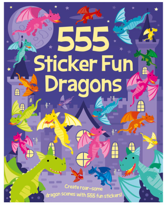 555 STICKER FUN DRAGONS