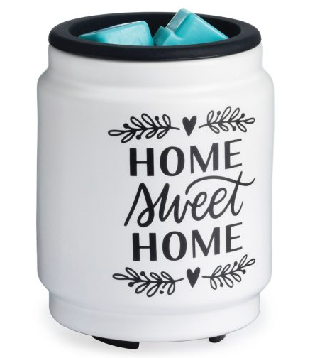 CANDLE WARMERS - HOME SWEET HOME FLIP DISH WAX WARMER