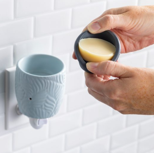 CANDLE WARMERS -ARCH DECO FLIP DISH PLUGGABLE FRAGRANCE WARMER
