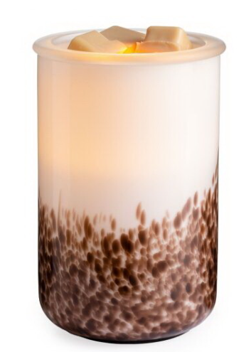 CANDLE WARMERS -  ILLUMINATION FRAGRANCE WARMER - TIGER SHELL GLASS