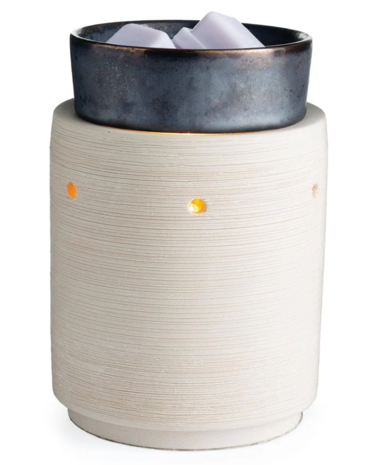 CANDLE WARMERS -  ILLUMINATION FRAGRANCE WARMER - IRON AND CLAY