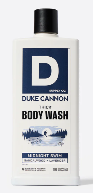 DUKE CANNON MIDNIGHT SWIM THICK BODY WASH