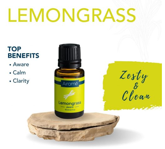 AIROME LEMONGRASS ESSENTIAL OIL 15ML
