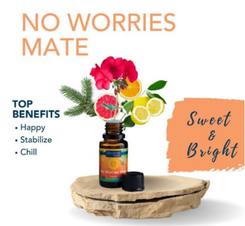 AIROME NO WORRIES MATE ESSENTIAL OIL BLEND 15ML
