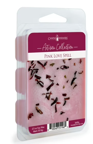 CANDLE WARMERS ARTISAN WAX MELTS - PINK LOVE SPELL