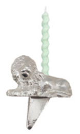 CIRCUS ANIMAL BIRTHDAY CANDLE HOLDERS -SET OF 6