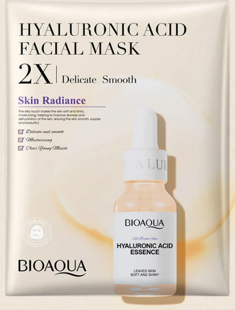 SPA EXPERIENCE HYALURONIC ACID FACIAL MASK - 2X/DELICATE SMOOTH
