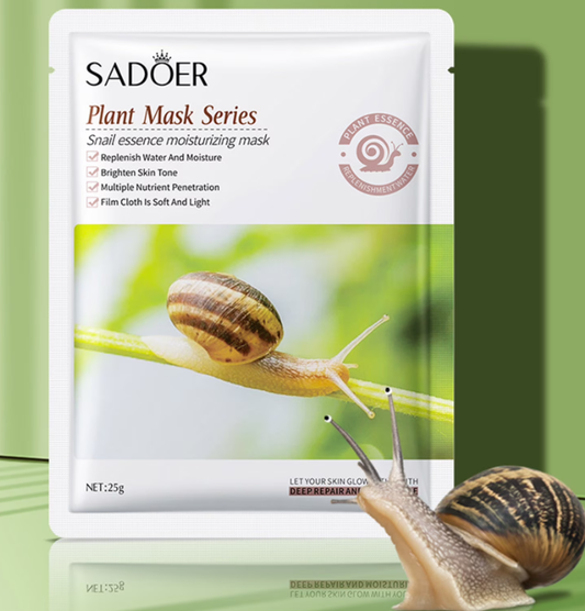 SPA EXPERIENCE PLANT MASK SERIES - SNAIL ESSENCE MOISTURIZING