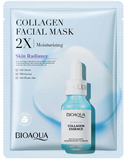 SPA EXPERIENCE COLLAGEN FACIAL MASK - 2X/MOISTURIZING