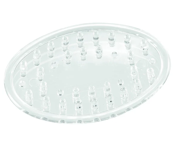 CLEAR RUBBER SOAP HOLDER