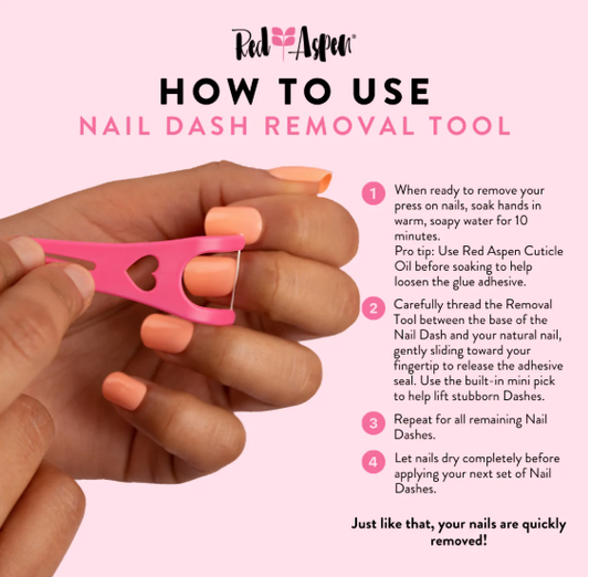 RED ASPEN NAIL DASH REMOVAL TOOL